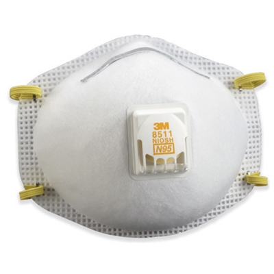 3M - 8511 Dust Respirator with Valve - 80/Case