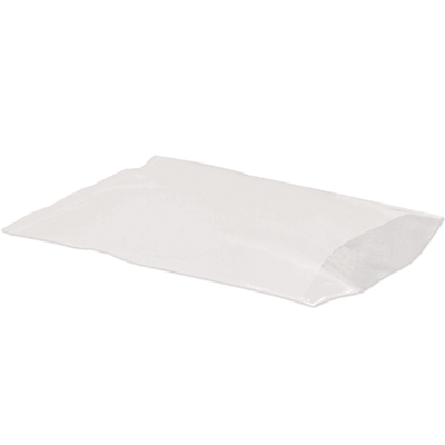 4 x 6" - 2 Mil White Flat Poly Bags - 1000/Case