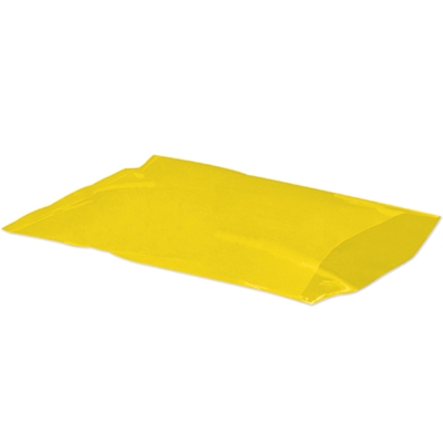 4 x 6" - 2 Mil Yellow Flat Poly Bags - 1000/Case