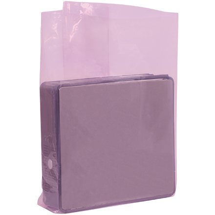 24 x 10 x 36" - 2 Mil Anti-Static Gusseted Poly Bags - 200/Case