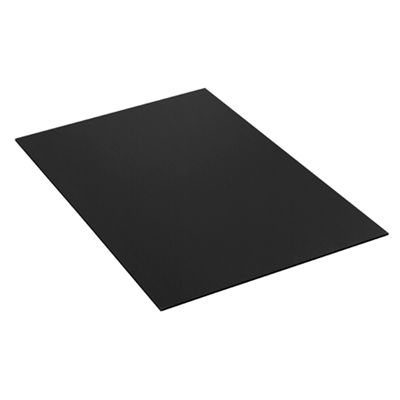 24 x 36" Black Plastic Corrugated Sheets - 10/Bundle