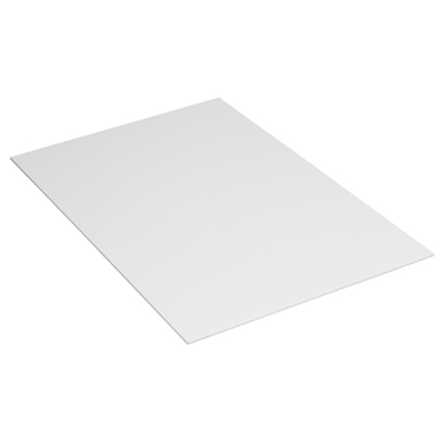 24 x 36" White Plastic Corrugated Sheets - 10/Bundle