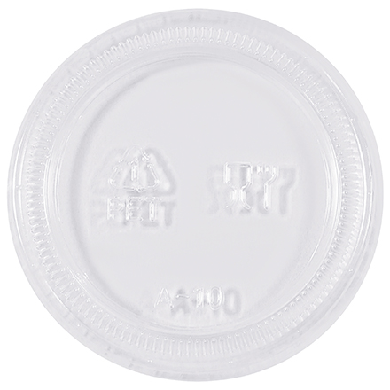 1 oz. Plastic Cup Lid - 2500/Case