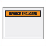 7" x 5 1/2" "Invoice Enclosed"  - 1000/CS