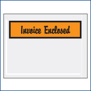 4 1/2" x 6" "Invoice Enclosed"  - 1000/CS