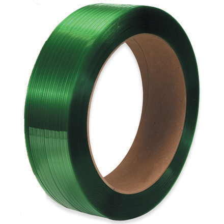 5/8" x 4200' - 16 x 6" Core Polyester Strapping - Smooth - 1/Coil