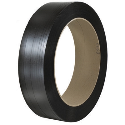 1/2" x 8000' - 16 x 6" Core Hand Grade Signode® Comparable Polypropylene Strapping - Smooth - 1/Coil