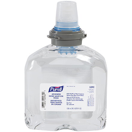 PURELL® Foam Hand Sanitizer Cartridge Refill - 1,200 ml - 2/x 1200mlCASE