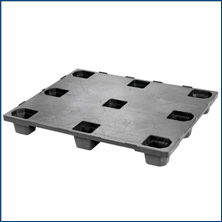 Plastic Pallets - Nestable Closed Deck