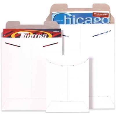 18 x 24" White Flat Mailers - 50/Case