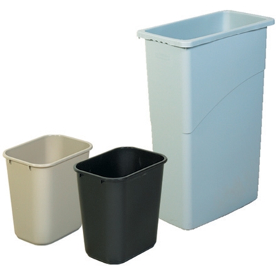 28 Quart - Beige Deskside Wastebasket - 1/Each