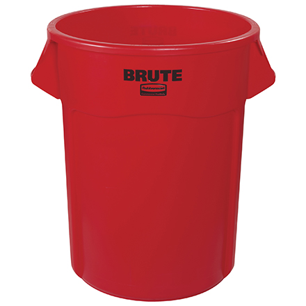 55 Gallon Brute® Container - Red - 1/Each