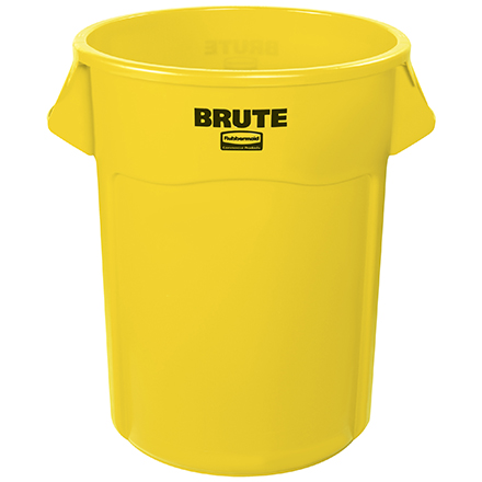 55 Gallon Brute® Container - Yellow - 1/Each