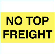 5 x 3 "No Top Freight"  - 500/RL