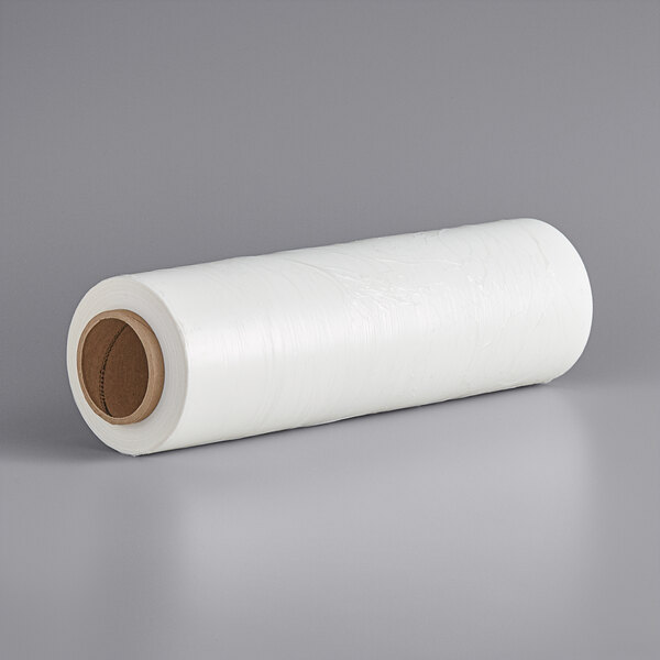 18" x 80 Gauge x 1500' White Cast Hand Stretch Film - 4/Case