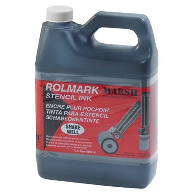 Rolmark Quart of Black Ink - 1/Each