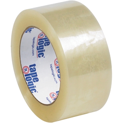 2" x 55 yds. Clear (6 Pack) Tape Logic® #131 Quiet Carton Sealing Tape - 6/Case