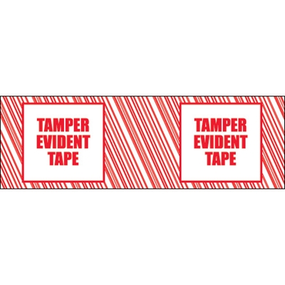 2" x 110 yds. "Tamper Evident" Print (6 Pack) Tape Logic® Security Tape - 6/Case