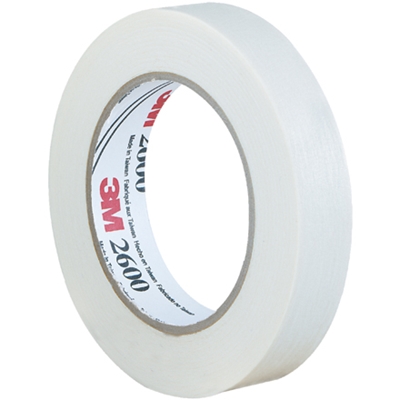 3/4" x 60 yds. (12 Pack) 3M 2600 Masking Tape - 12/Case