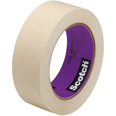 2" x 60 yds. (12 Pack) 3M 2040 Masking Tape - 12/Case