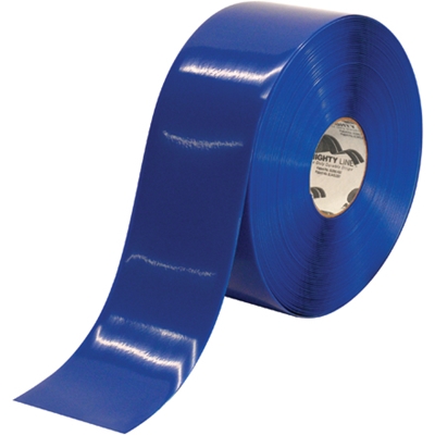 4" x 100' Blue Mighty Line