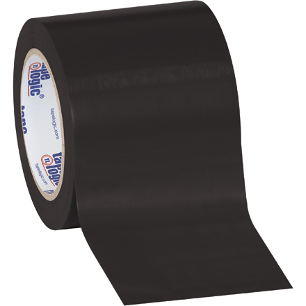 4" x 36 yds. Black (3 Pack) Tape Logic® Solid Vinyl Safety Tape - 3/Case