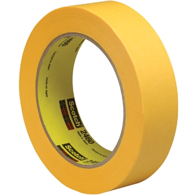 3/4" x 60 yds. (12 Pack) 3M 2460 Flatback Tape - 12/Case