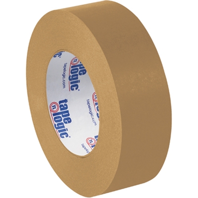 1" x 60 yds. Kraft (6 Pack) Tape Logic® #5300 Flatback Tape - 6/Case