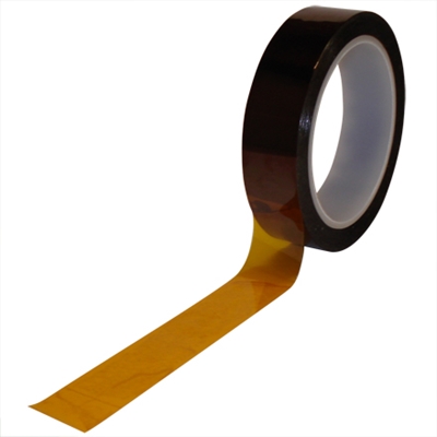 1/4" x 36 yds. 1 Mil Kapton® Tape - 1/Case