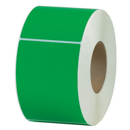 4 x 6" Dark Green Thermal Transfer Labels - 4/Case