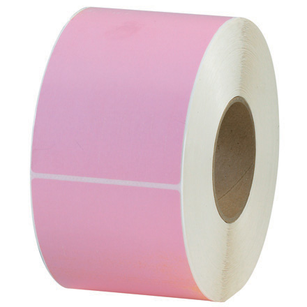 4 x 6" Pink Thermal Transfer Labels - 4/Case