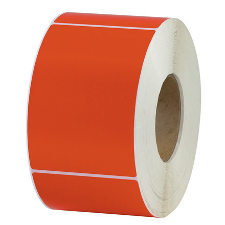 4 x 6" Red Thermal Transfer Labels - 4/Case