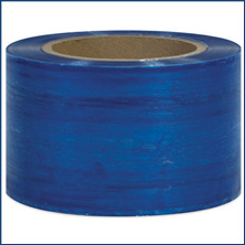 5" x 80 Gauge x 1000' Blue Bundling Stretch Film - 12/Case