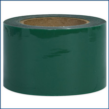 5" x 80 Gauge x 1000' Green Bundling Stretch Film - 12/Case