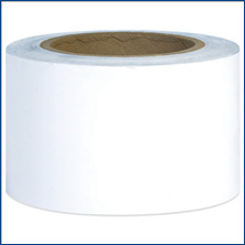 5" x 80 Gauge x 1000' White Bundling Stretch Film - 12/Case