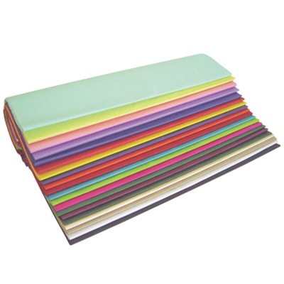 20 x 30" Popular Tissue Paper Assortment Pack - 480/Case