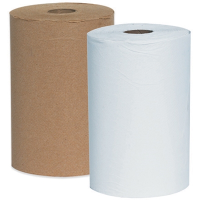 8" x 400' Scott® Kraft Hard Wound Roll Towels - 12/Case