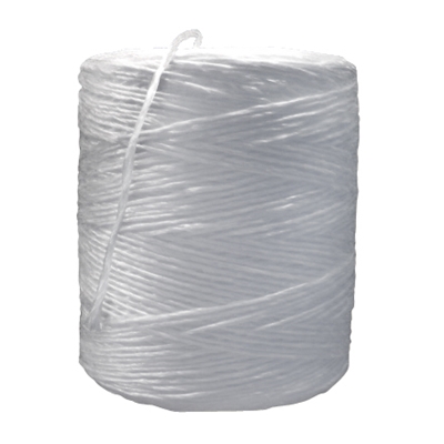 1-Ply, 110 lb, White  Polypropylene Tying Twine - 1/Case