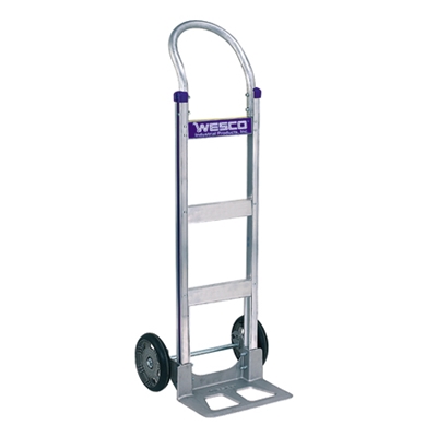 Aluminum Hand Truck - Semi-Pneumatic Wheels - 1/Each